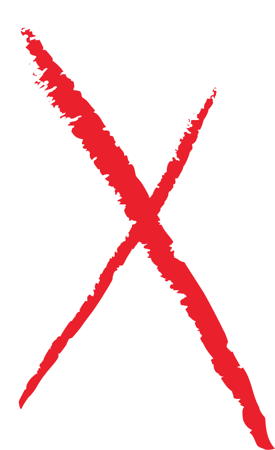48 Red X Vector Png