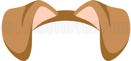 Puppy Clipart Printable - Dog Ears Png - Free Transparent PNG Download