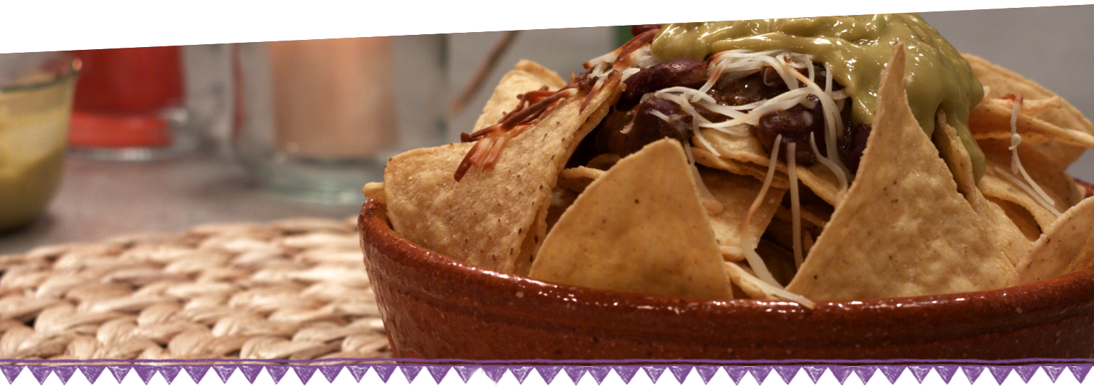 Nachos With Ground Beef Chili - Mince Pie (1535x542), Png Download