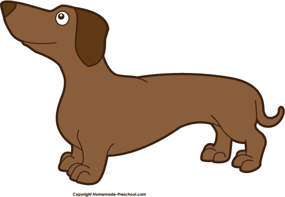 Click To Save Image - Wiener Dog Clipart Png (569x394), Png Download