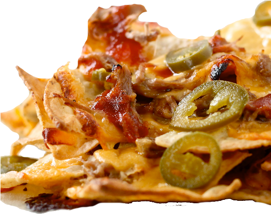 Nachos - Beer Cheese (555x464), Png Download