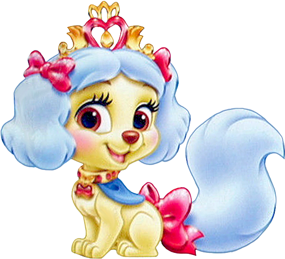 Puppy Clipart Princess - Princess Dog Clipart (573x522), Png Download