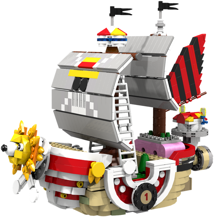1 / - One Piece Ship Lego (900x900), Png Download