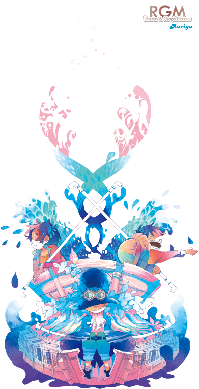 Ace, And Face Image - One Piece Ace Sabo Luffy Render (391x765), Png Download
