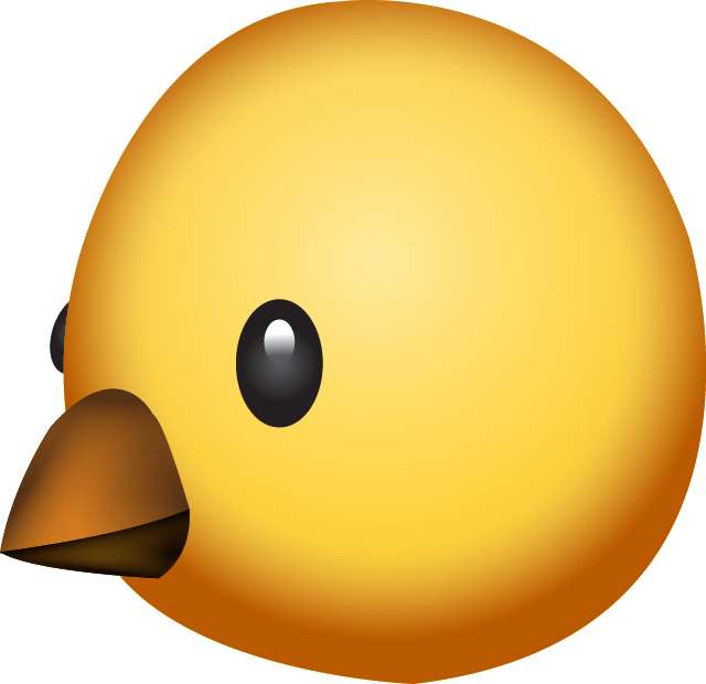 Download Ai File - Baby Chick Emoji Png (640x620), Png Download