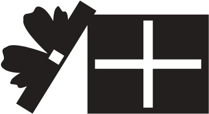 Open Giftbox Present Silhouette - Illustration (550x550), Png Download