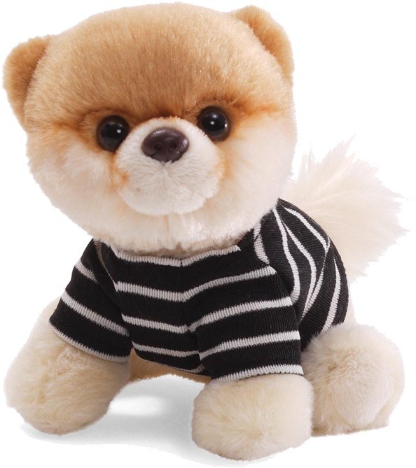 Dog Png Images Transparent Free Download - Gund 5" Itty Bitty Boo In T-shirt Plush (616x703), Png Download
