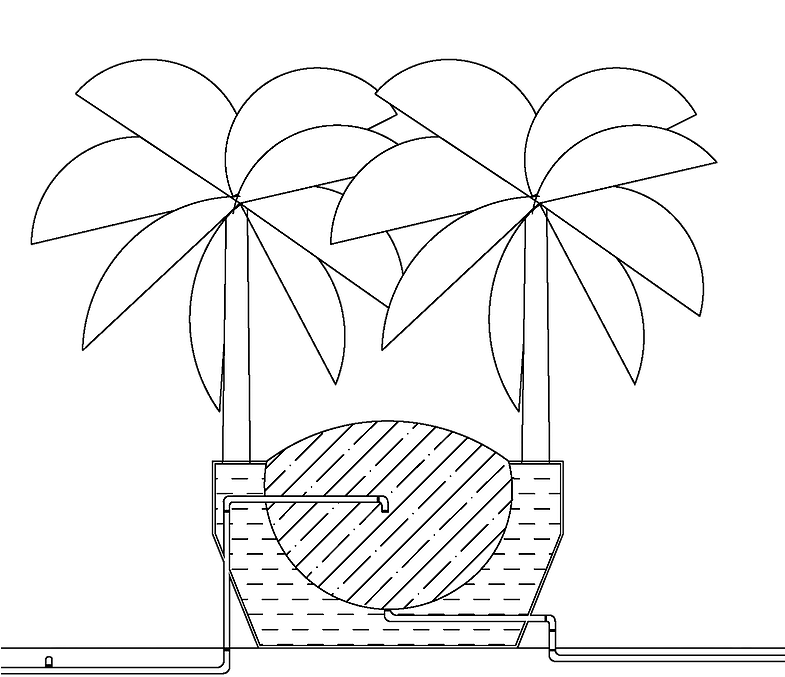 Section Banana Tree - Monochrome (784x784), Png Download