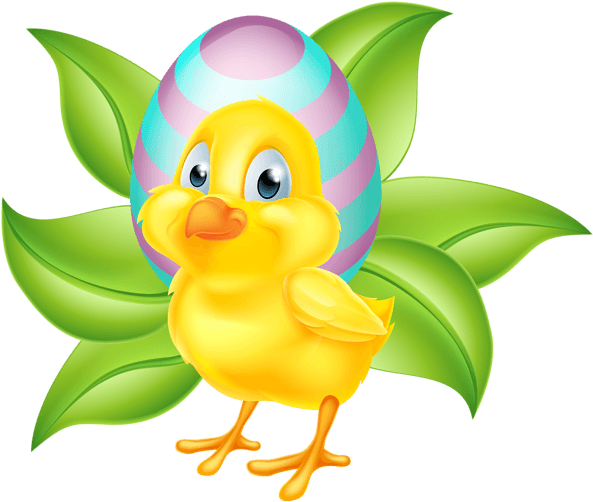 Easter Chick Png Clip Art Image - Easter Chick Png (600x507), Png Download
