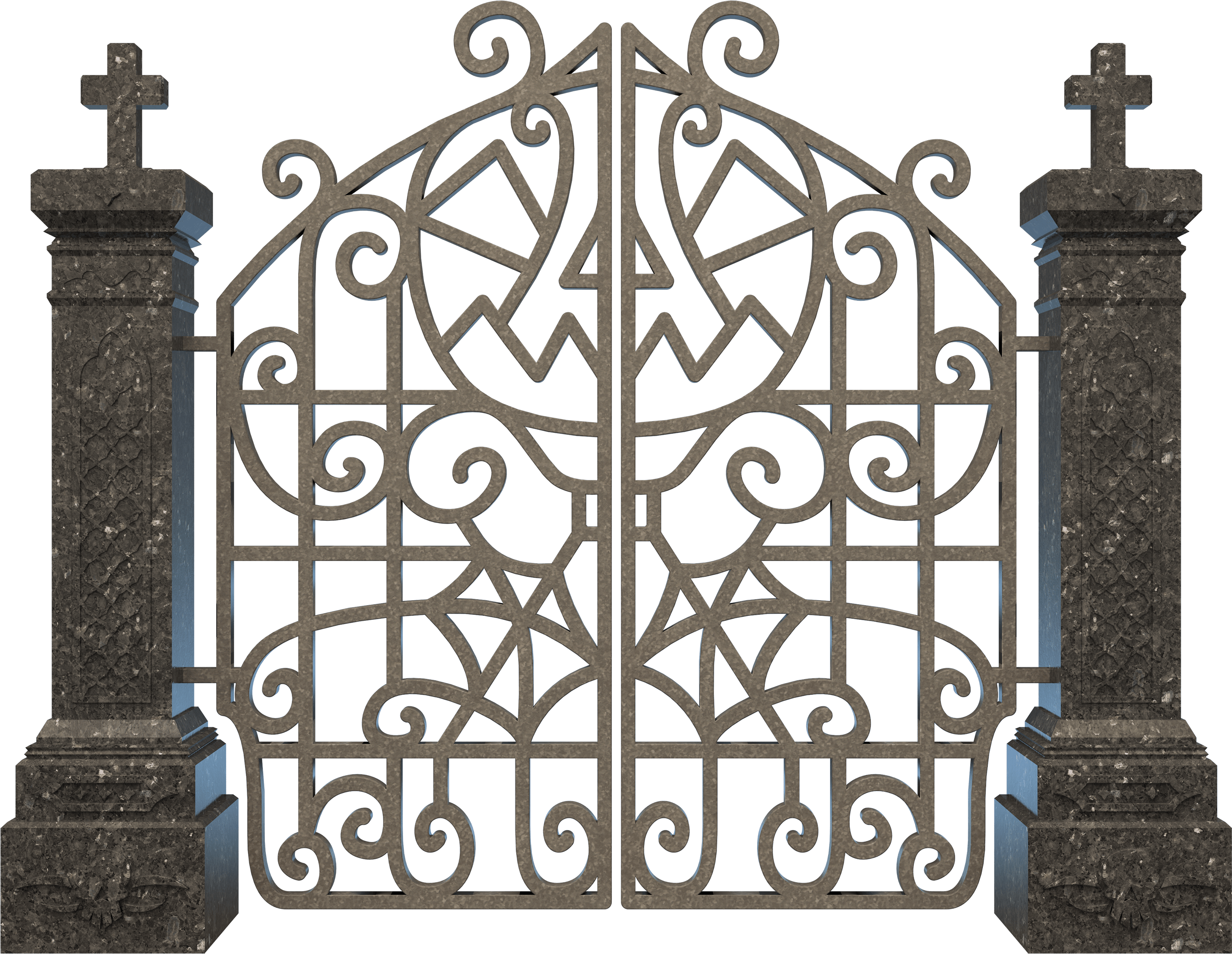 Download - Gate Clipart Png (3000x2428), Png Download