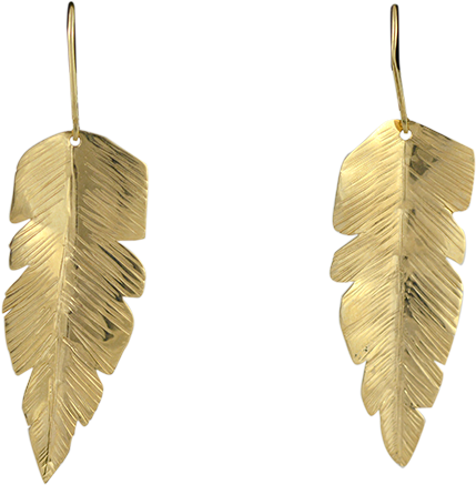 Original Banana Leaf Earrings (640x640), Png Download