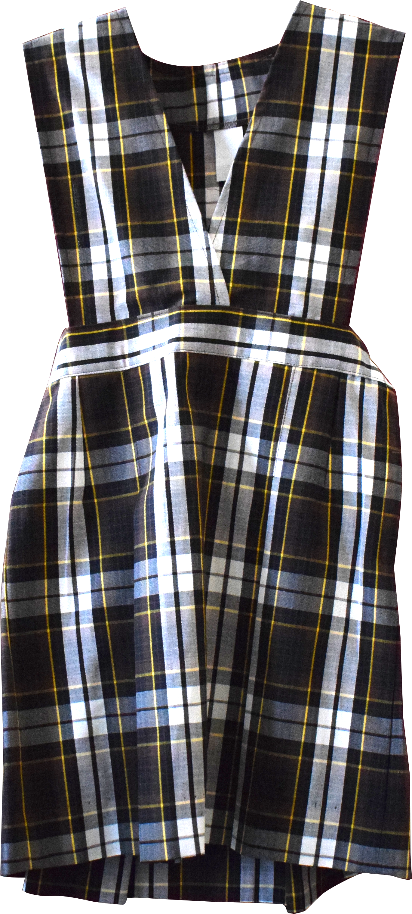 Girls Jumper - Plaid (1462x3099), Png Download