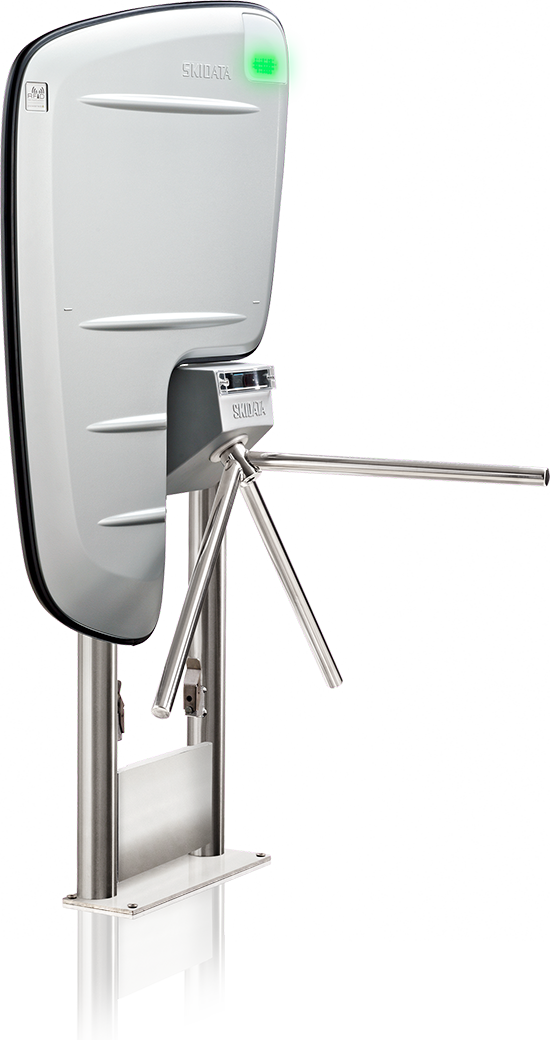 Gate Access Reader - Skidata Gate (550x1040), Png Download