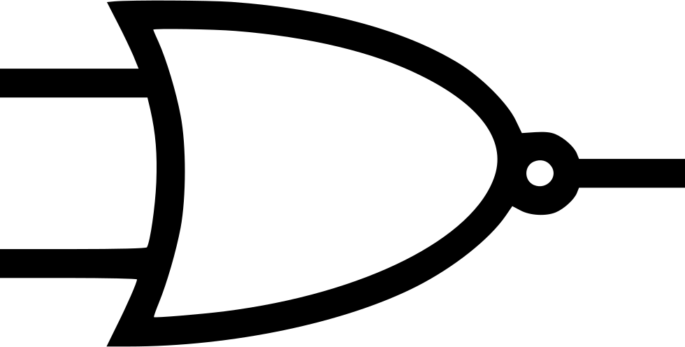 Png File Svg - Nor Gate Png (980x496), Png Download