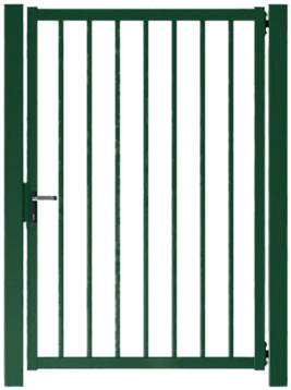 Garden Gate - Portillon De Jardin Vert (400x400), Png Download