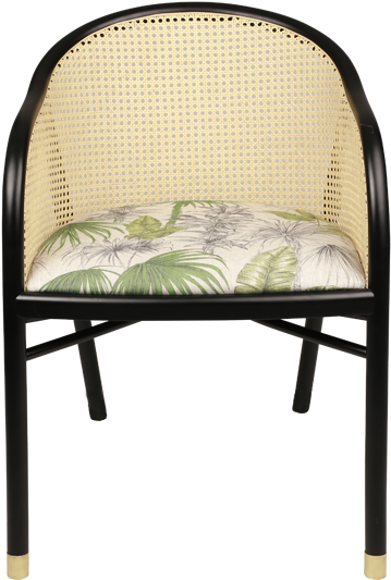 Cavallo Armchair In Banana Tree Print - Chaise Cavallo (600x600), Png Download