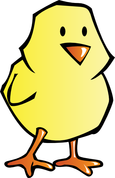 Baby Chick Clipart - Chicks Dig Me Shower Curtain (390x600), Png Download