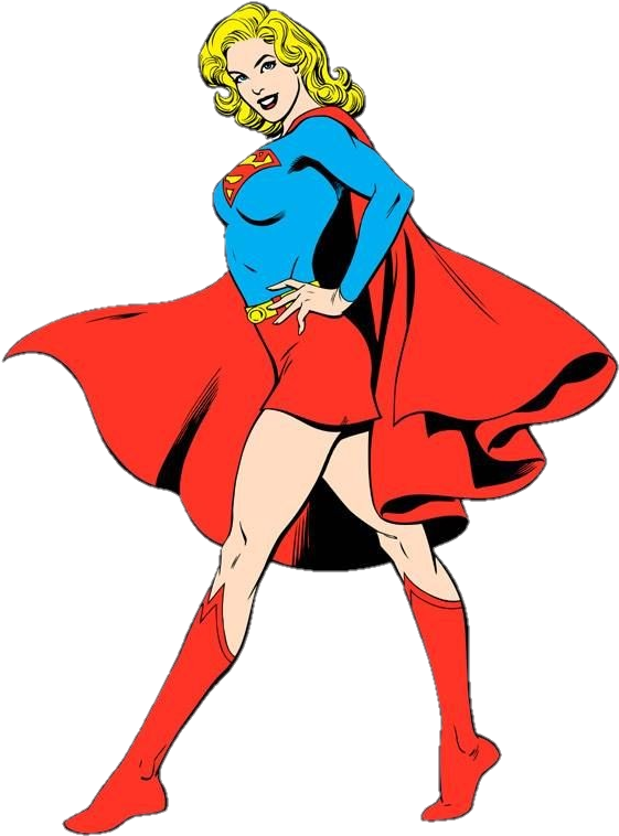 Supergirl Classic By Heropix - Jose Luis Garcia Lopez Supergirl (600x800), Png Download