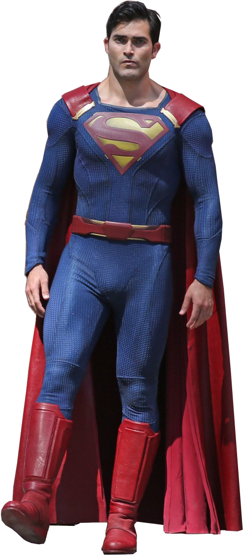 Superman - Cw Superman Transparent (817x1222), Png Download
