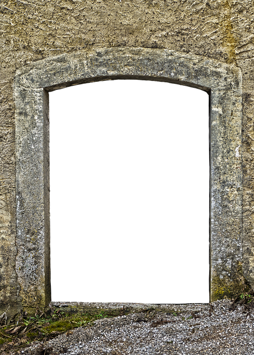 Door, Portal, Archway, Historically, Old, Goal, Gate - Door (515x720), Png Download