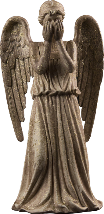 Graphic Freeuse Library Angels Png For Free Download - Doctor Who - Weeping Angel Christmas Tree Topper (341x700), Png Download