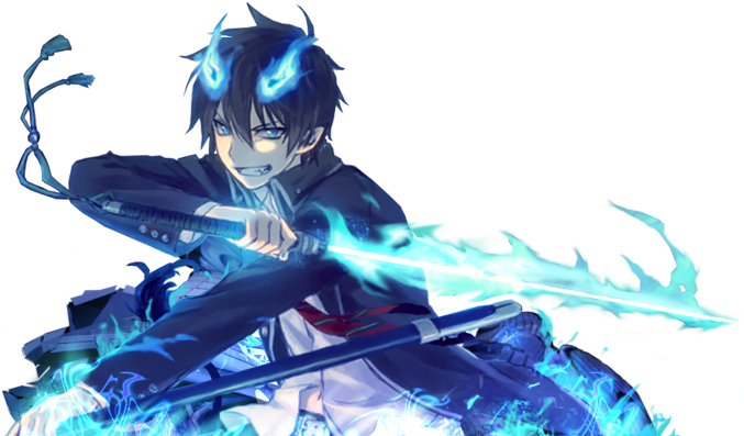 Rin Okumura Transparent - Demon Blue Exorcist Rin Okumura (700x400), Png Download