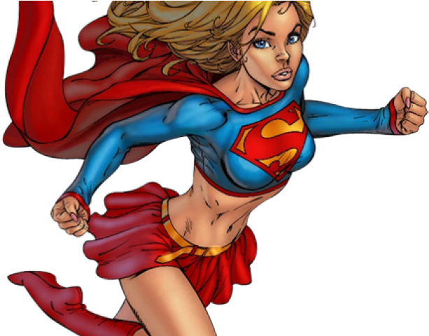 Supergirl Png Transparent Images - Super Girl (640x480), Png Download