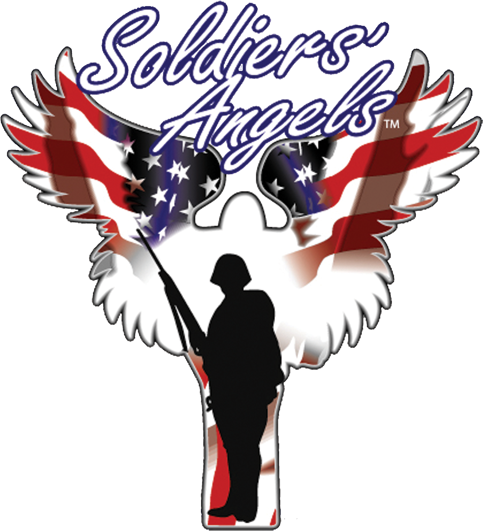 Soldiers Angels Logo - Soldiers Are Angels (1749x1920), Png Download
