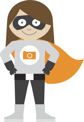 Supergirl-orange - Photography (330x475), Png Download