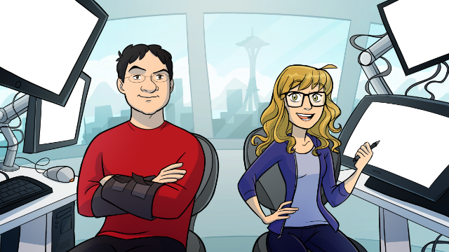 Below Are A Handful Of The Illustrations From The Site - Cartoon (640x360), Png Download