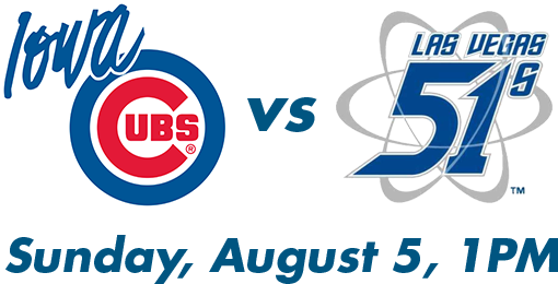 Iowa Cubs Vs - Chicago Cubs (540x300), Png Download