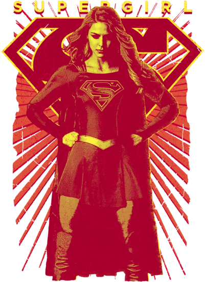 Supergirl Ready Set Men's Tank - Supergirl Shirt Ready Set Heather Red T-shirt (400x576), Png Download