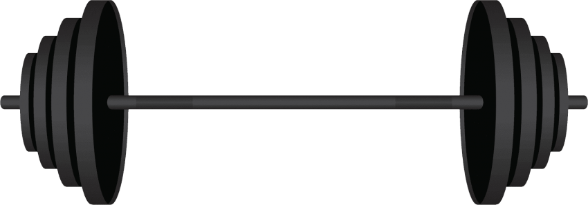 Free Png Barbell Png Images Transparent - Barbell Png (850x297), Png Download