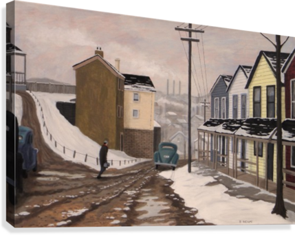 Steeltown Art - Canvas (429x342), Png Download