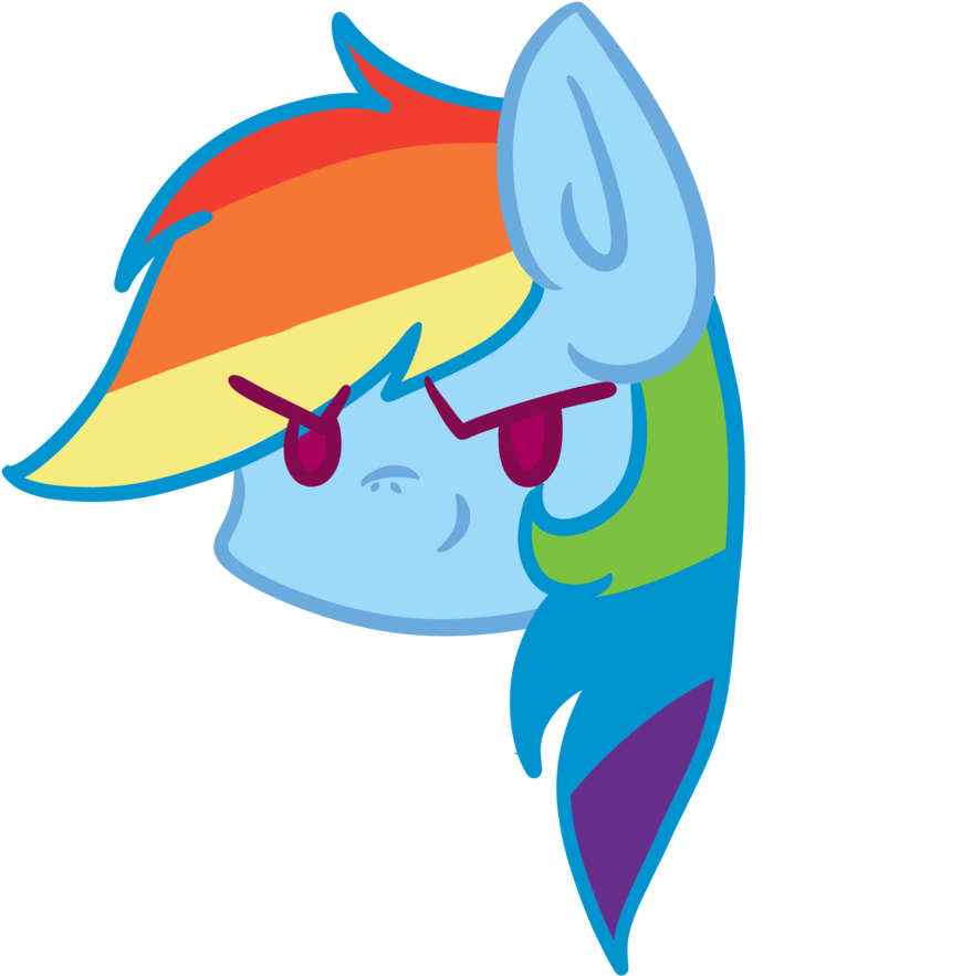 Image Library Stock Artist Xsiggix Head Rainbow Dash - Rainbow (1024x1024), Png Download