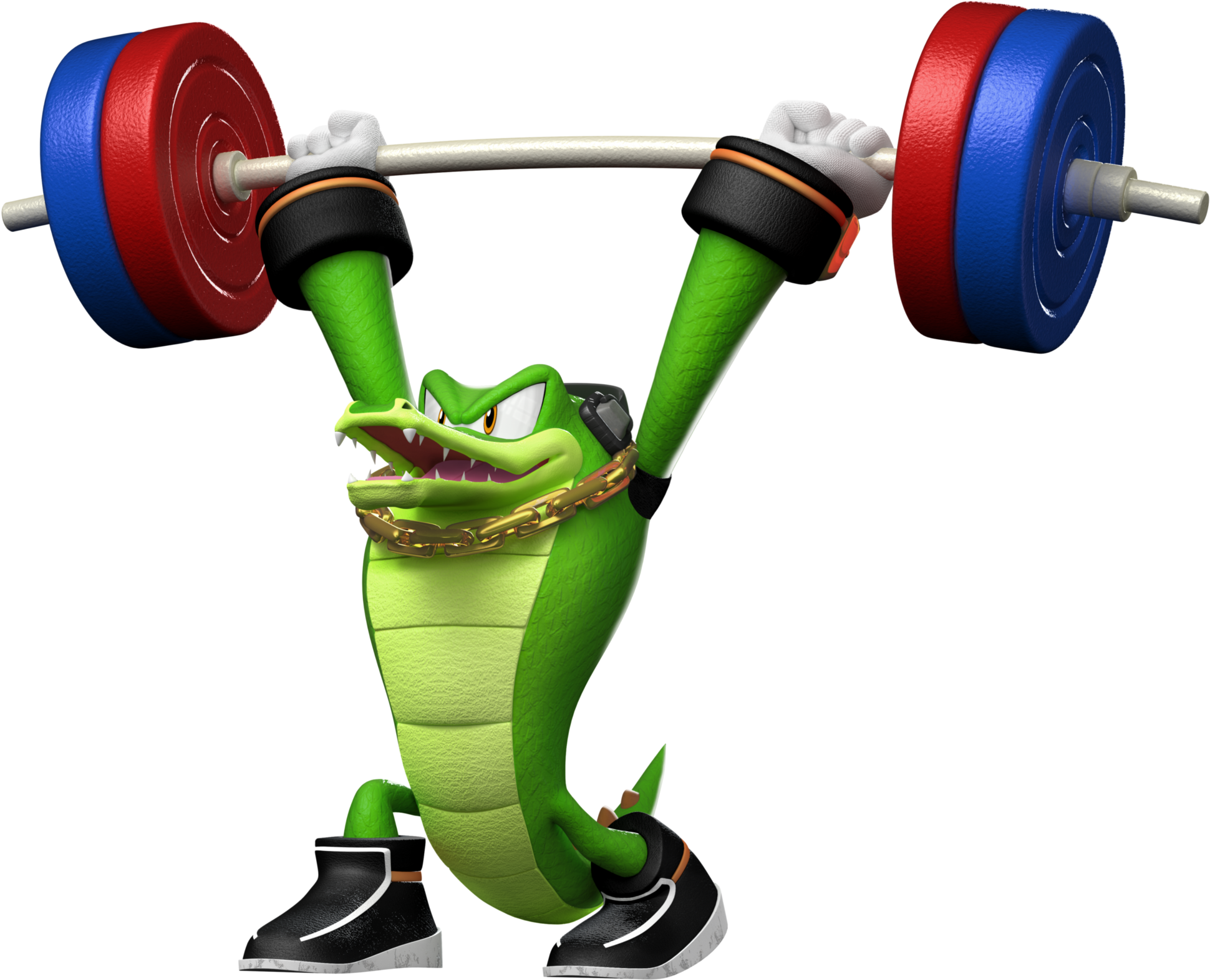 Vector Lifting A Barbell - Vector Mario And Sonic At The Olympic Games (2000x1647), Png Download