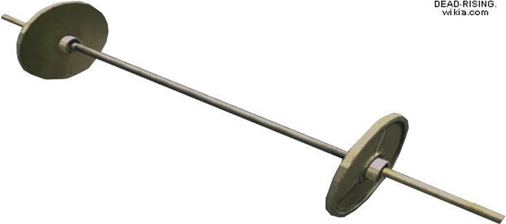 Dead Rising Barbell - Wiki (732x343), Png Download
