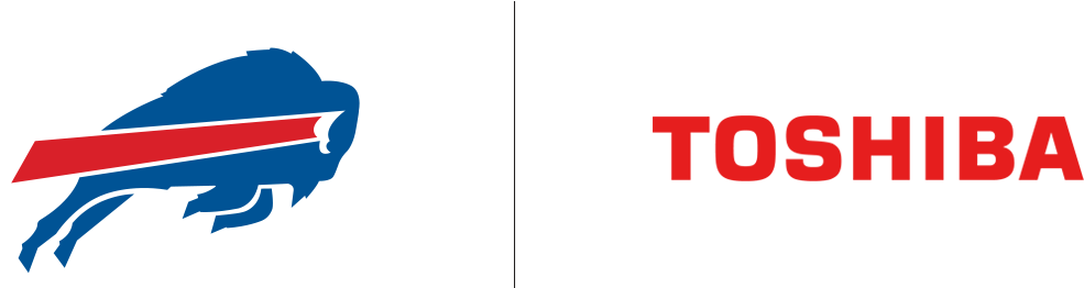 At Toshiba, We're Proud To Be Empowering The Art Of - Buffalo Bills (1079x261), Png Download