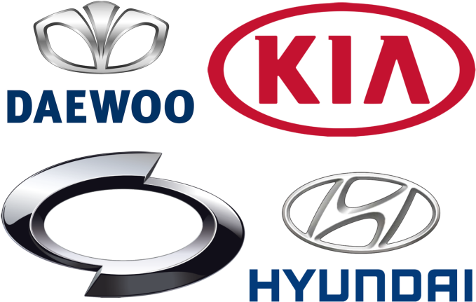 Download South Corean Car Brand Logos > Korean Car Brands All - Emblem PNG  Image with No Background - PNGkey.com
