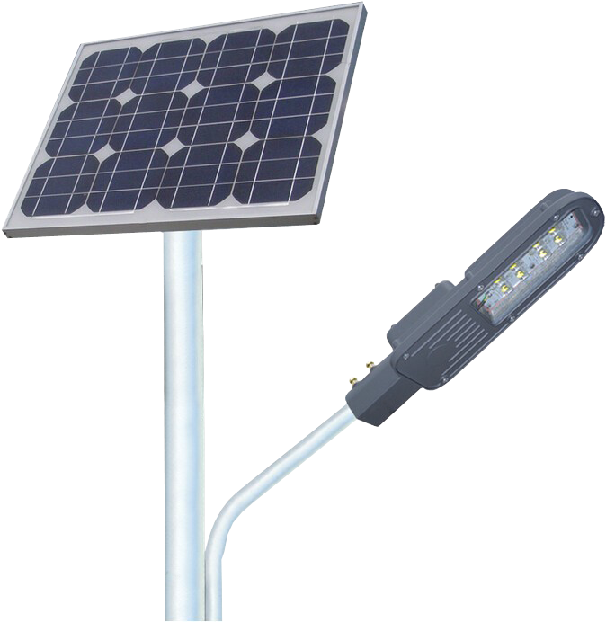 100 W Solar Street Lighting Pole - Solar Based Street Light (817x727), Png Download