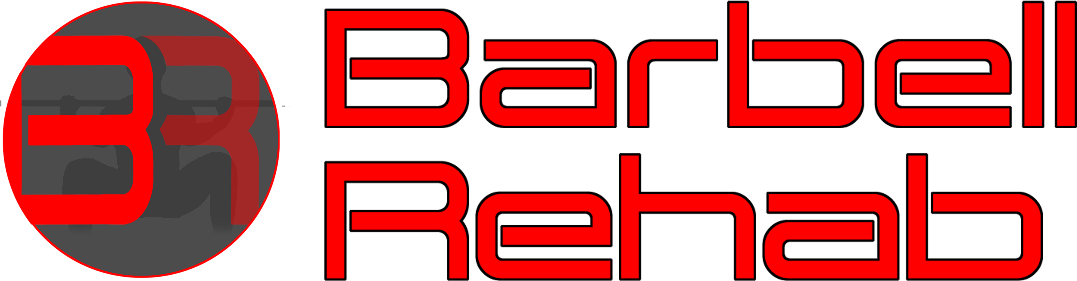 Barbell Rehab (3716x990), Png Download