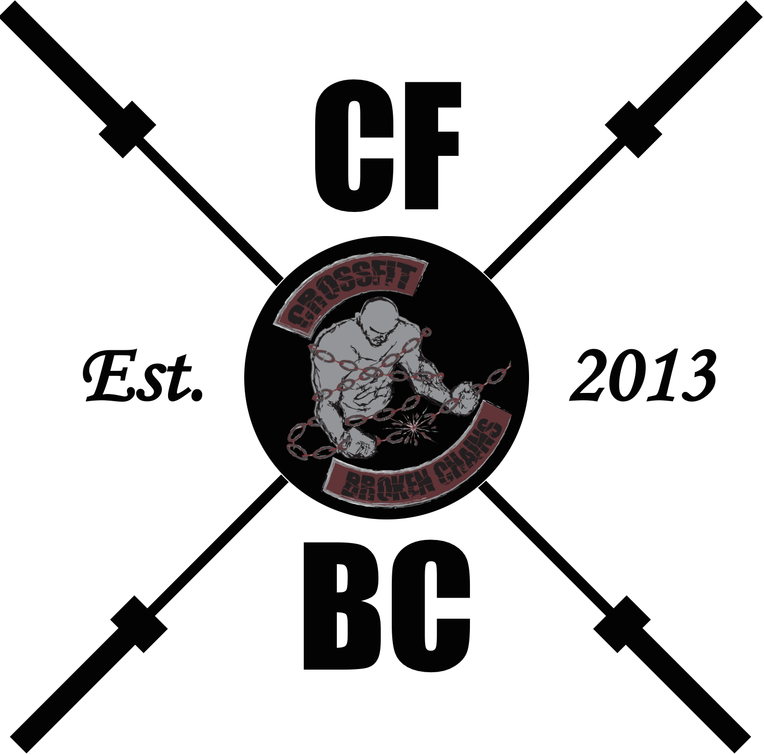 Cfbc Barbells Est - Wall Clocks (1486x1468), Png Download