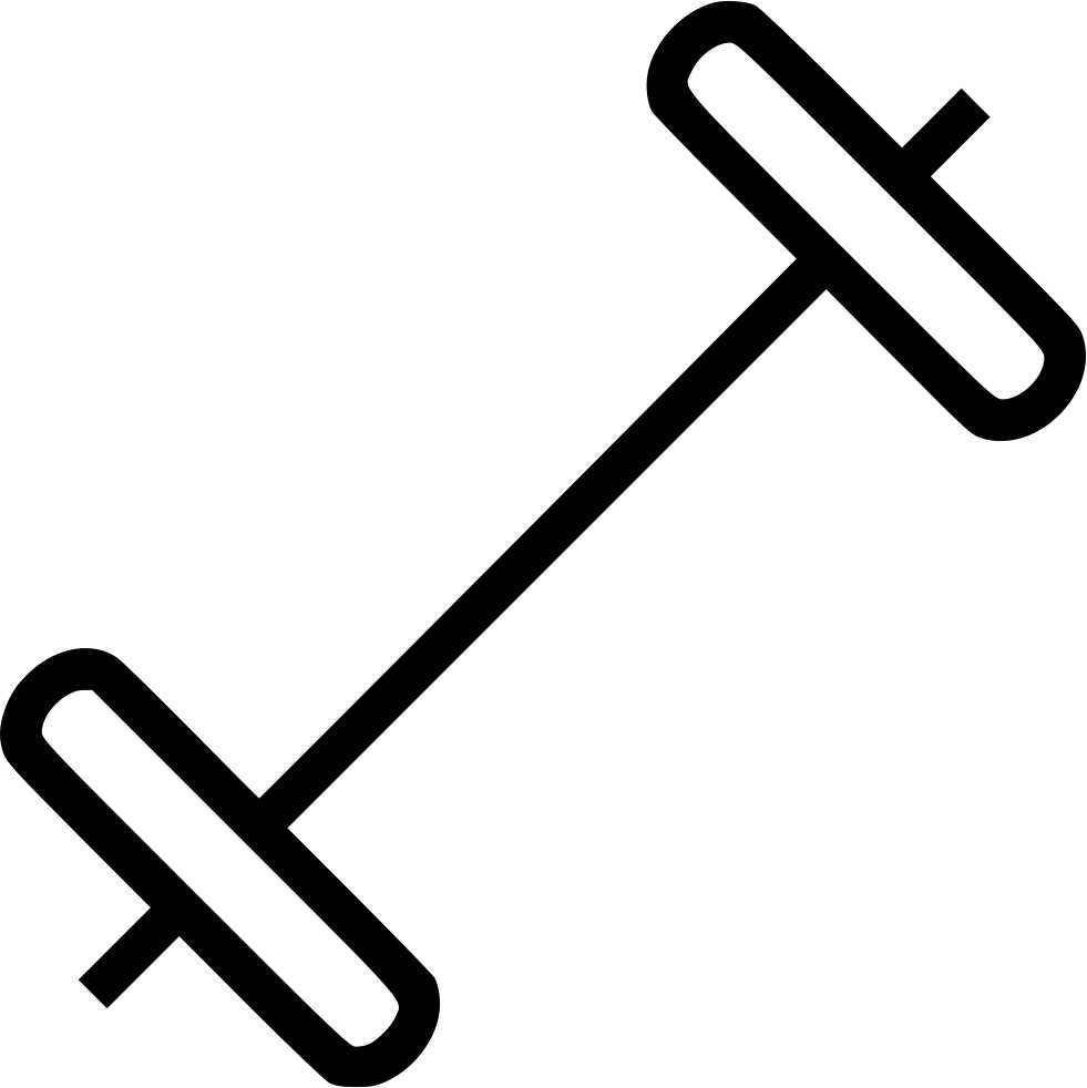 Barbell Comments - Barbell (981x982), Png Download