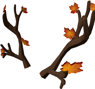 Reindeer Antlers Headband Transparent - Leafy Antlers Roblox (418x418), Png Download