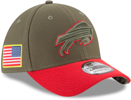 Buffalo Bills New Era Nfl On-field Collection Salute - Bills New Era 2017 Salute To Service Sideline 39thirty (640x360), Png Download