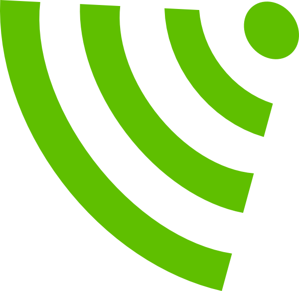 Clip Arts Related To - Wifi Icon Png Green (600x584), Png Download