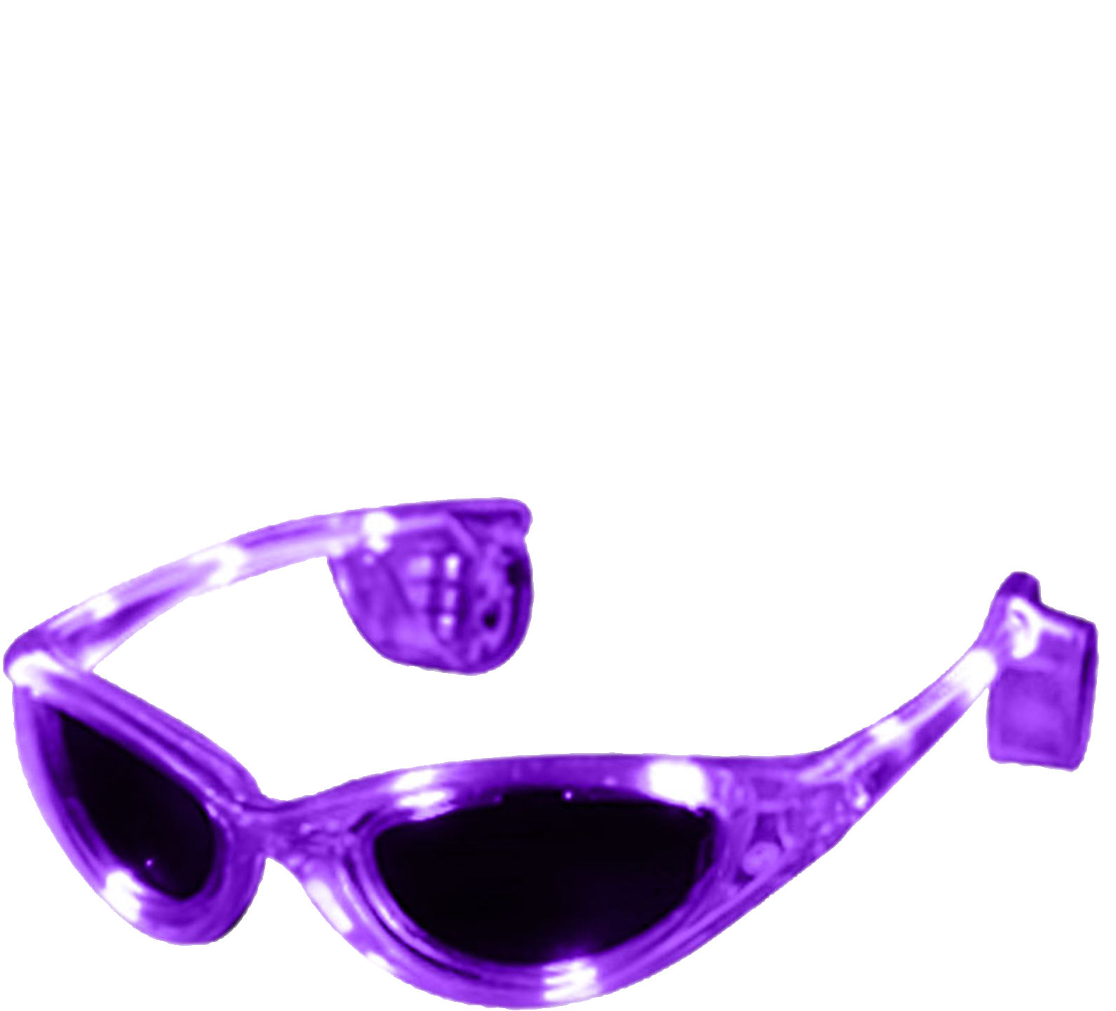 Mouse Over Product Image To Zoom - Fun Central Led Sunglasses - Purple (2000x2000), Png Download