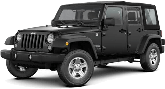 Black - 2018 Wrangler Jk Sport (1000x350), Png Download