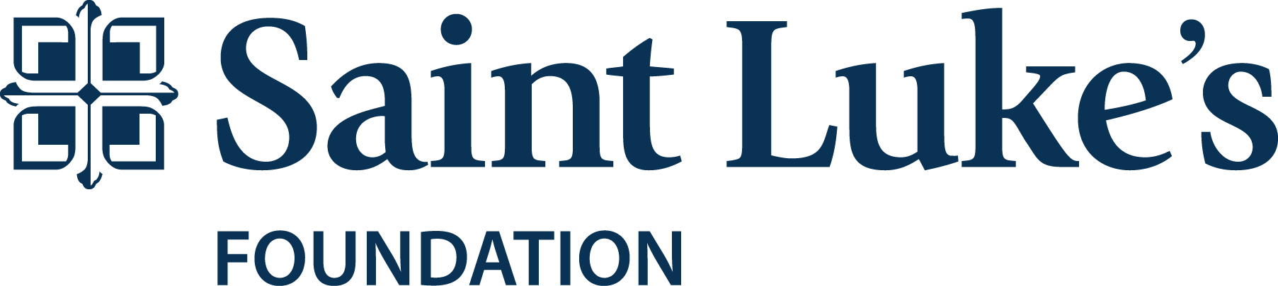 Saint Luke's Foundation Logo - Saint Luke's Foundation (1805x405), Png Download