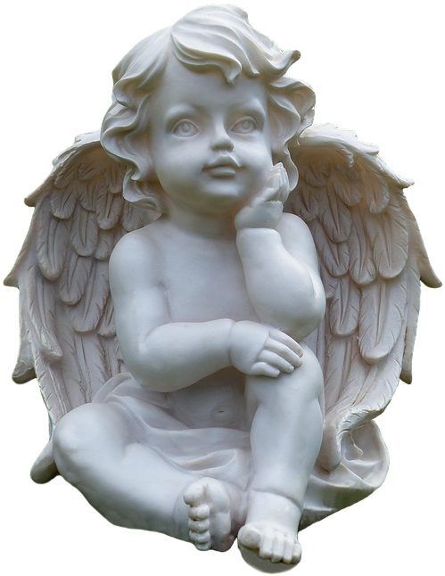 Small Angelic Angels Png - Transparent Cupid Statue Png (960x720), Png Download